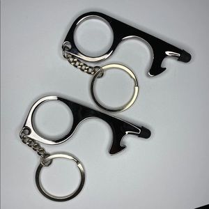 Door Opener Keychain with Stylus & Bottle Opener